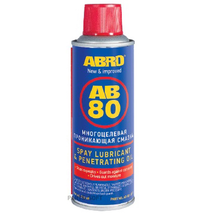 Смазка универсальная "ABRO" (210 мл) (спрей) (проникающая) - ABRO None None